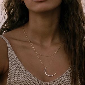 James Michelle Luna Moon necklace